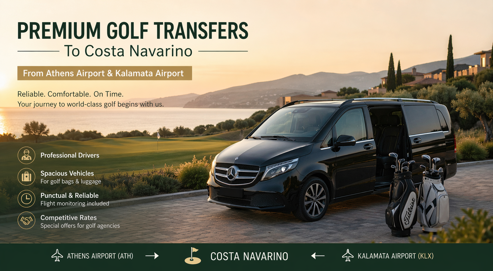 golf transfers greece